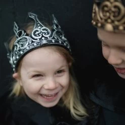 Great Pretenders Middeleeuwse Kroon - Zilver/zwart -Kinderserie Winkel 11550 11560 ls25