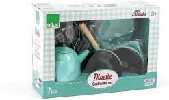 Vilac Kookset Met Pannen - Retro, 7 Delig -Kinderserie Winkel 14 8177 vilac 3
