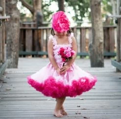 Petticoat Luxe Baby Pink Hotpink By Meetje-Pettiskirts Kids & Women