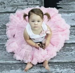 Petticoat Luxe Baby Roze By Meetje-Pettiskirts Kids & Women. -Kinderserie Winkel 1441363827