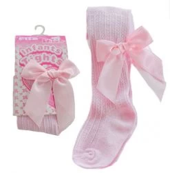 Maillot Ribbed Roze Strik 3-18 Maanden.