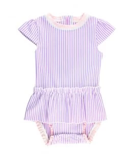 Lila Roze Strik Zwempakje 56-98. -Kinderserie Winkel 1441538812
