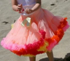 Petticoat Luxe Summer Rainbow By Meetje-Pettiskirts Kids