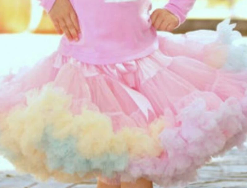 Petticoat Luxe Roze Regenboog By Meetje-Pettiskirts Kids & Women 1 Petticoat Luxe Roze Regenboog By Meetje-Pettiskirts Kids & Women