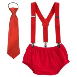 Cake Smash Setje Jongen Rood