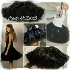 Petticoat Luxe Zwart By Meetje Pettiskirts -Kinderserie Winkel 1441892327