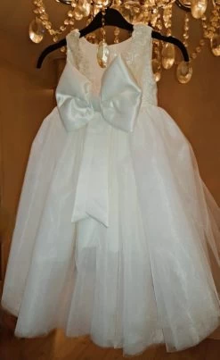 Doopjurk En Bruiloft Jurk Handmade Sparkle One Dream Chiffon Luxe NEW -Kinderserie Winkel 1442213237