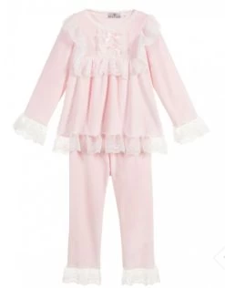 Meisjes Pyjama Lace Jaimy Spanisch Girls Roze
