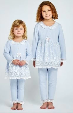 Meisjes Pyjama Lace Aaliyah Spanisch Girls Blauw