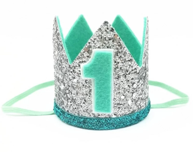 Verjaardag Kroon Mint Groen Haarband