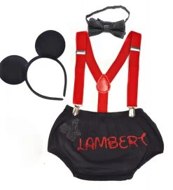 Cake Smash Setje Jongen Mickey 4delig