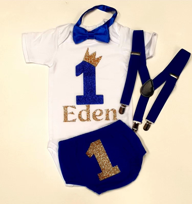 Verjaardag Set Compleet Blauw Goud