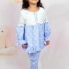 Meisjes Pyjama Blauw Polkadot Spanisch Girl