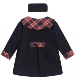 Gevoerde Mantel Jas Blauw Met Bijpassende Hoed 7 Gevoerde Mantel Jas Blauw Met Bijpassende Hoed -Kinderserie Winkel 1442287377