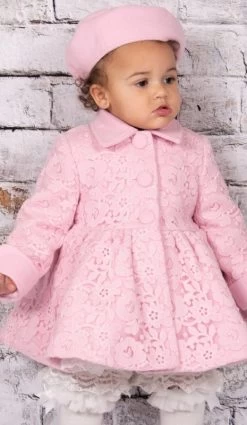 Gevoerde Mantel Jas Roze Kant Spanisch Style Girly Met Bijpassende Bonnet 14 Gevoerde Mantel Jas Roze Kant Spanisch Style Girly Met Bijpassende Bonnet -Kinderserie Winkel 1442287412