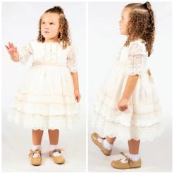 Brocante Jurk Champagne Ivoor Baby & Kids