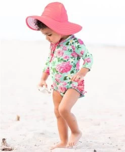 Baby Zwempakje Lange Mouw Roosje -Kinderserie Winkel 1804109310