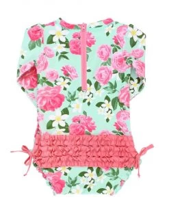 Baby Zwempakje Lange Mouw Roosje -Kinderserie Winkel 1804109319