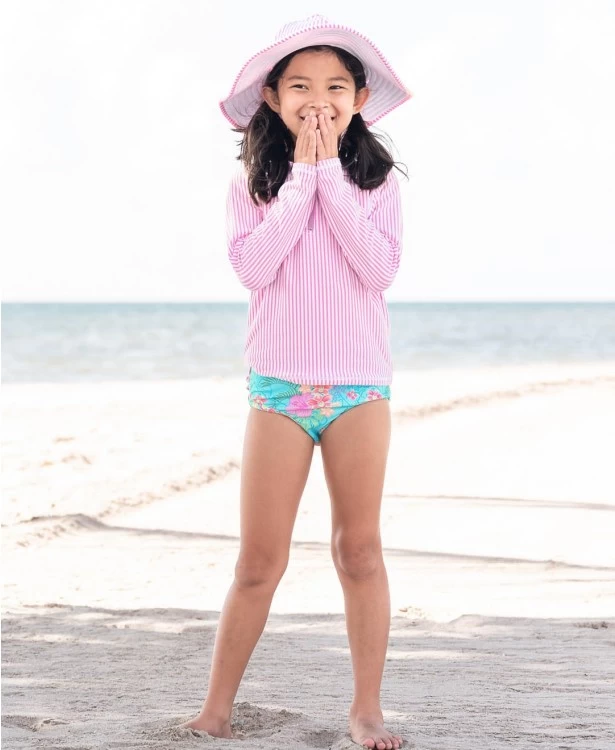 Zwemhoed / Zonnehoed Streep 4 Zwemhoed / Zonnehoed Streep - Afbeelding 4