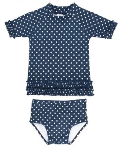 Bikini Blauw Korte Mouw