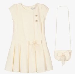 Blauwe Jurk Met Tasje Ivoor Spanisch Girl 92 Tm 140