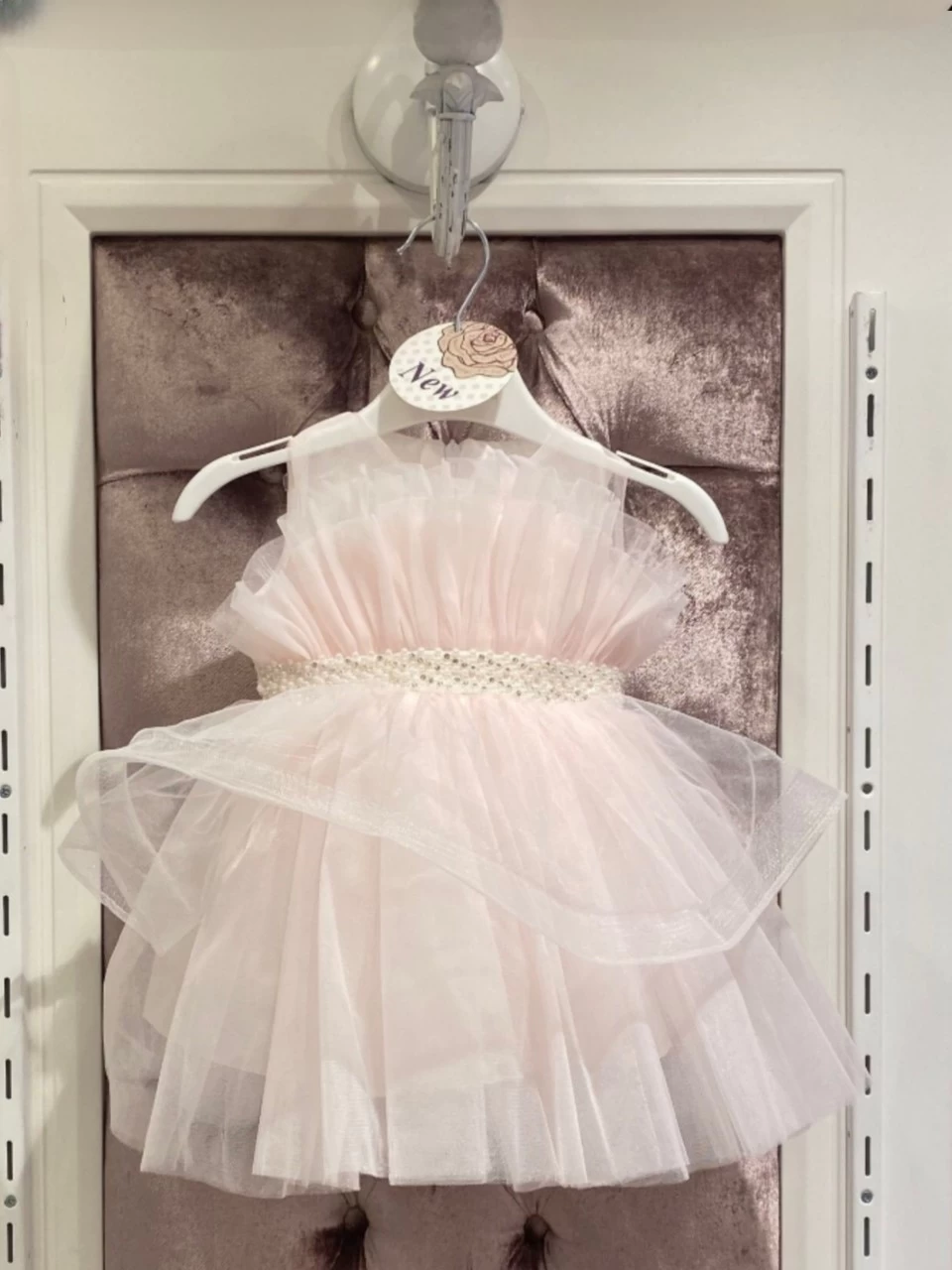 Barbie Dress Licht Roze 62-92 1 Barbie Dress Licht Roze 62-92