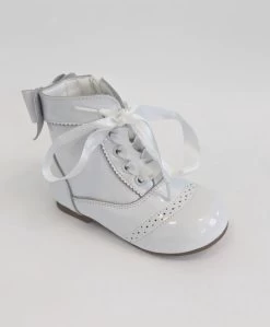 Spaanse Laarsjes Wit Daisy Maat 22 Tm 30.