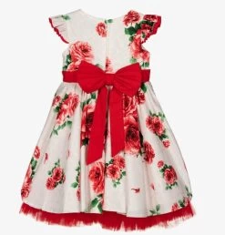 Tule Jurk Rode Roos 56 - 86 -Kinderserie Winkel 1933386738