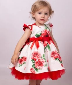 Tule Jurk Rode Roos 80 Tm 140 -Kinderserie Winkel 1933387554