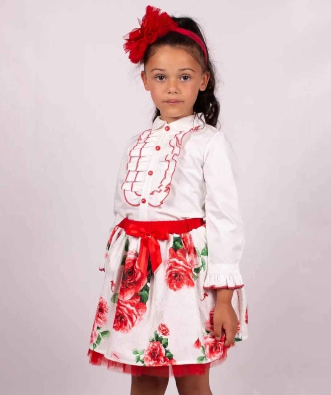 Meisjes Set Rood Roos 86 Tm 128 1 Meisjes Set Rood Roos 86 Tm 128