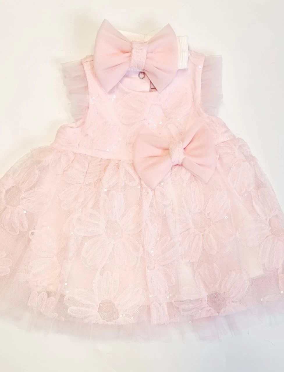 Baby Jurk Met Bijpassende Haarband 1 Baby Jurk Met Bijpassende Haarband