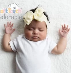 Baby Haarband Strik Lemon