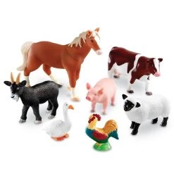 Learning Resources Grote Boerderijdieren, 7 Stk