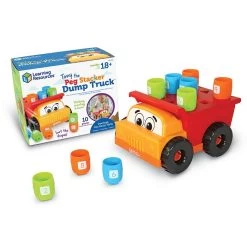 Learning Resources Vormenstoof En Stapelspel - Vrachtwagen Tony -Kinderserie Winkel 21 ler9133 learning resources 5