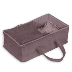 Mamamemo Poppenmand Incl. Kussen+deken - Lila 40 Cm