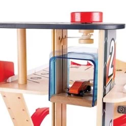 Hape Speelgoedgarage Incl. Oprit Met Looping 22 Hape Speelgoedgarage Incl. Oprit Met Looping -Kinderserie Winkel 42 87 3019 maki 2
