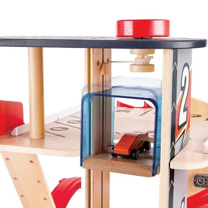 Hape Speelgoedgarage Incl. Oprit Met Looping 11 Hape Speelgoedgarage Incl. Oprit Met Looping - Afbeelding 11