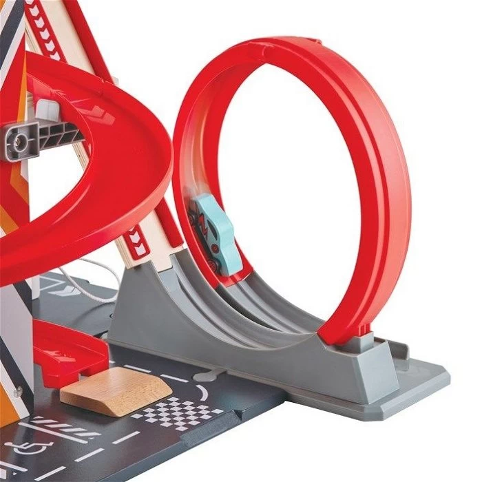Hape Speelgoedgarage Incl. Oprit Met Looping 4 Hape Speelgoedgarage Incl. Oprit Met Looping - Afbeelding 4
