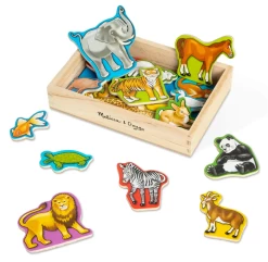 Melissa And Doug Magnetische Dieren Van Hout