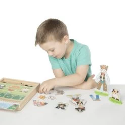 Melissa And Doug Magnetische Aankleedpop - Wat Word Jij Later? -Kinderserie Winkel 46 19309 2