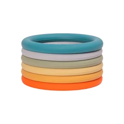 Speel- En Bijtring Siliconen, Nature 6 St