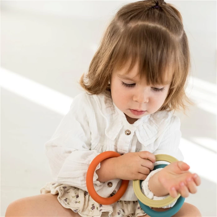 Speel- En Bijtring Siliconen, Nature 6 St 5 Speel- En Bijtring Siliconen, Nature 6 St - Afbeelding 5