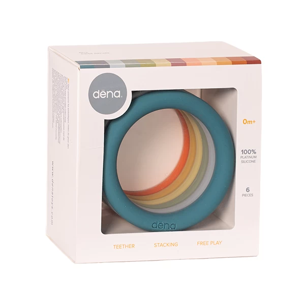 Speel- En Bijtring Siliconen, Nature 6 St 8 Speel- En Bijtring Siliconen, Nature 6 St - Afbeelding 8