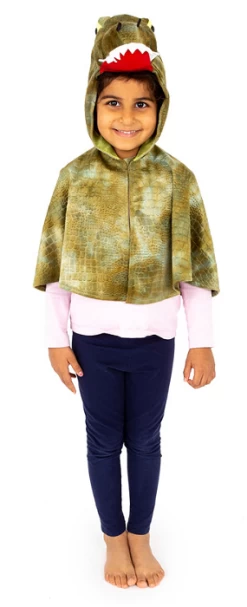 Verkleedcape Krokodil (mt 3-7 Jaar) -Kinderserie Winkel 9970