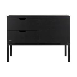 Kidsmill Savi Babykamer Zwart Eiken | Bed 60 X 120 Cm + Commode -Kinderserie Winkel Kidsmill Savi commode 1 6e45