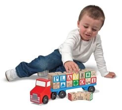 Melissa And Doug ABC Blokken - Op Een Vrachtwagen - 49 Delen