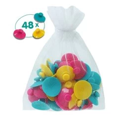 SES Creative Badspeelgoed - Gekleurde Zuignapjes 9 SES Creative Badspeelgoed - Gekleurde Zuignapjes -Kinderserie Winkel badeleg farvede sugekopper til badet 14 s13067 1