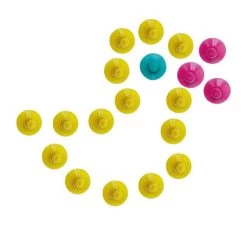 SES Creative Badspeelgoed - Gekleurde Zuignapjes 8 SES Creative Badspeelgoed - Gekleurde Zuignapjes -Kinderserie Winkel badeleg farvede sugekopper til badet 14 s13067 3