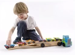 Melissa And Doug Autotransporter - Mega M 6 Raceauto's -Kinderserie Winkel biltransporter mega m 6 racer biler melissa doug 46 12759 d