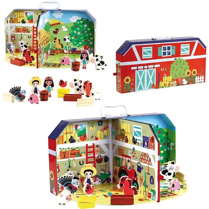 Vilac Boerderij In Een Koffer 2 Vilac Boerderij In Een Koffer - Afbeelding 2